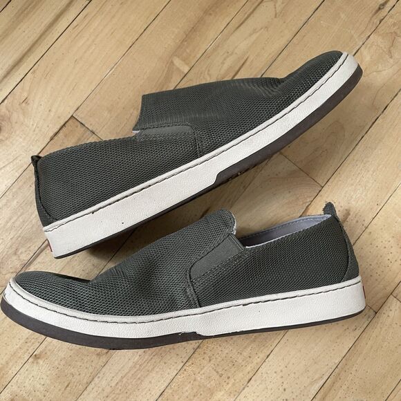 LL Bean Mens Size 9.5 Campside Slip On Comfort Loafers Sneakers - Moss Green - Picture 8 of 10